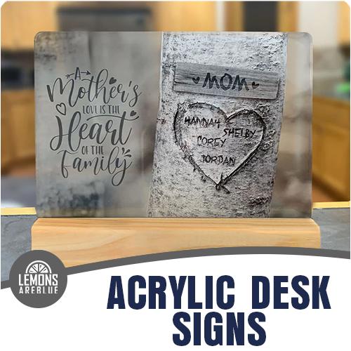 Acrylic Desk Signs