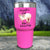 A Girl Who Loves Pigs Color Printed Tumblers Tumbler Nocturnal Coatings 30oz Tumbler Pink 