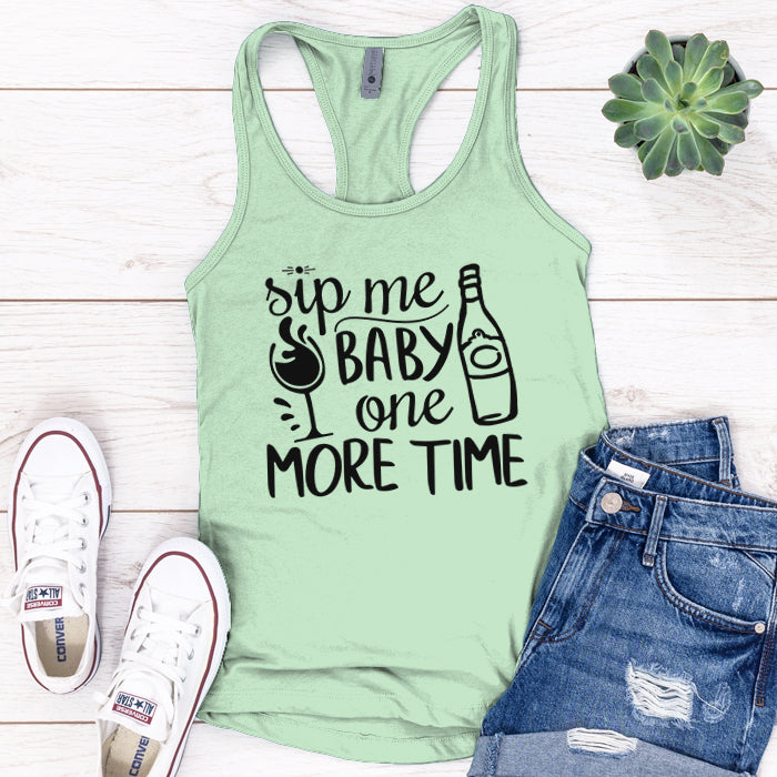Sip Me Baby One More Time Premium Tank Top