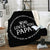 Who Loves You Papa Personalized Blankets