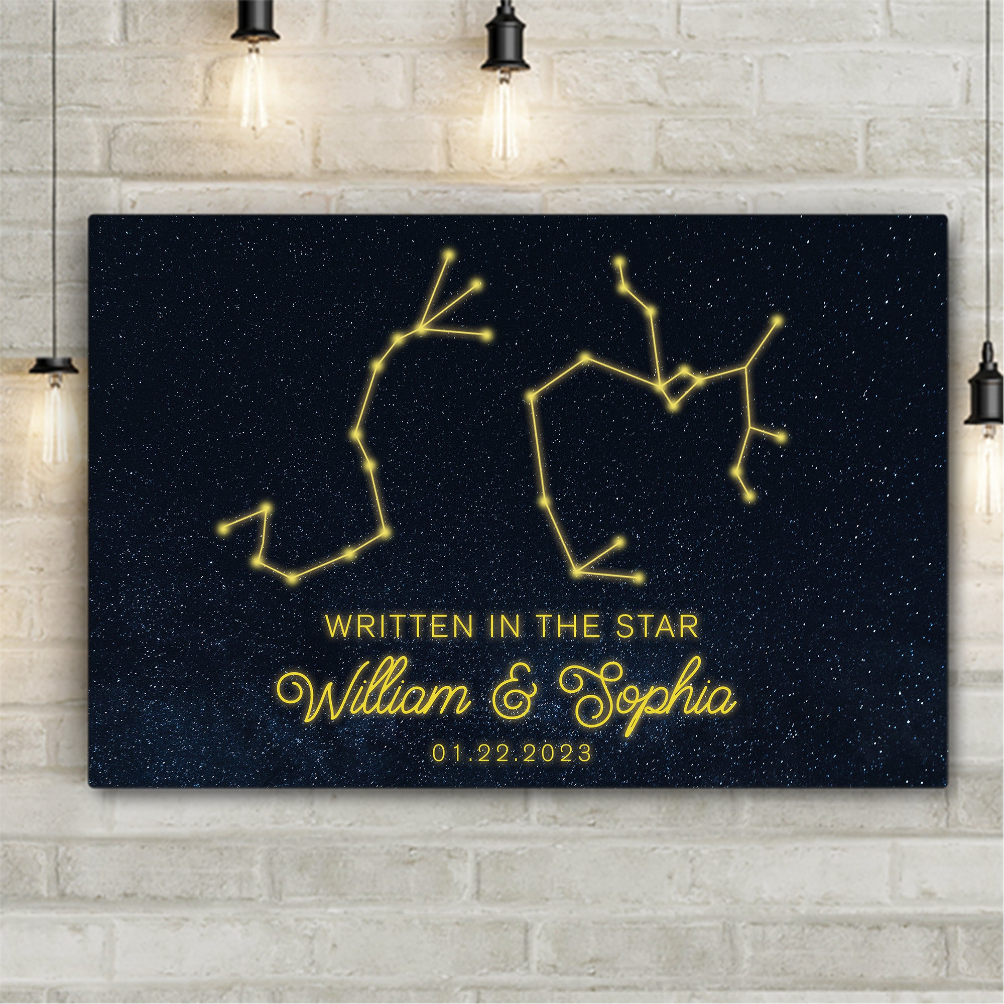 Constellations Personalized Premium Canvas