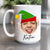 Elf face photo mug - upload your picture to make a custom elf photo coffee mug
