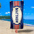 American Flag Starburst Frames Premium Beach/Pool Towel