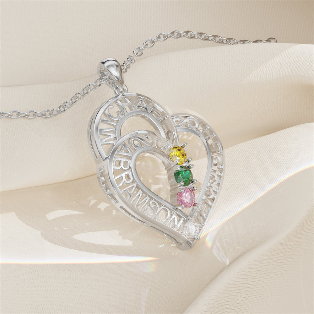 Custom Heart 3D Necklace