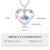 3D Heart Shaped Necklace with Name
