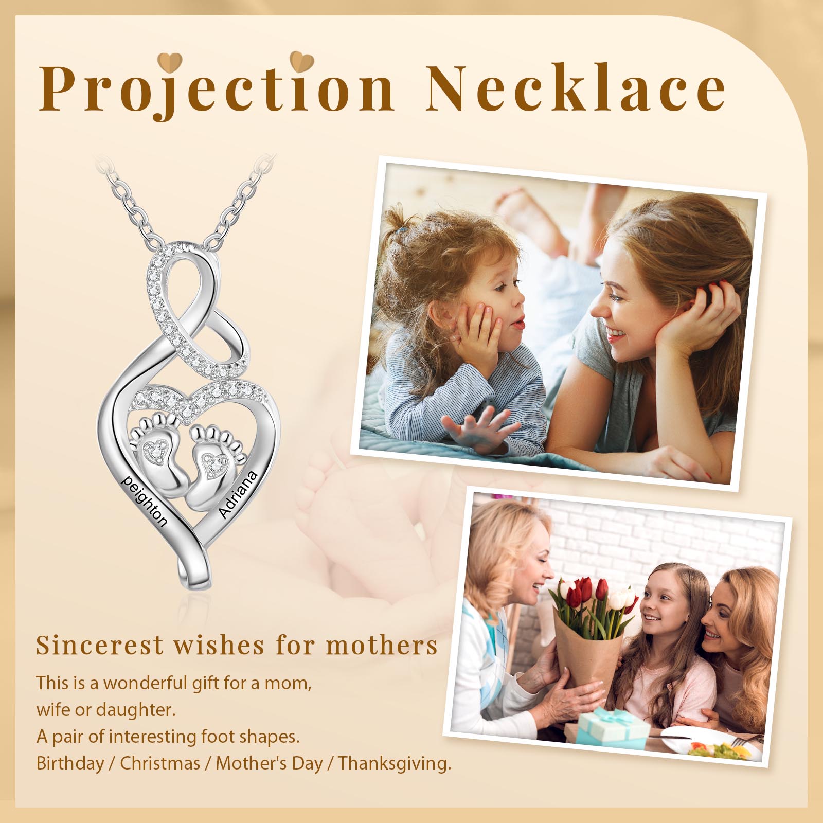 Personalized  Mommy of an Angel Necklaces Memorial Jewelry Sympathy Gift