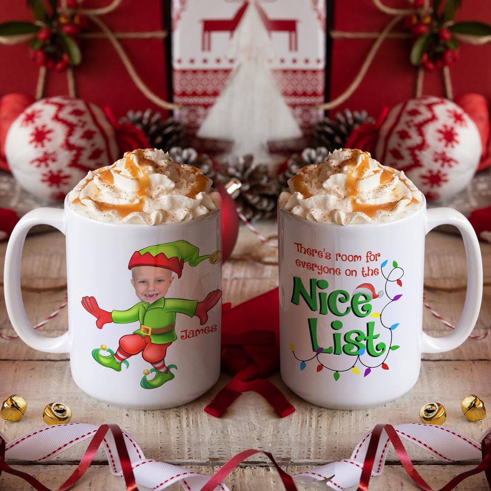 Make Yourself an Elf - Personalized Photo Mug