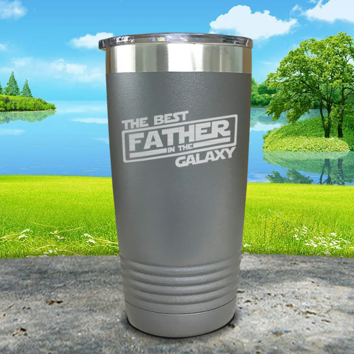 The Best Father In The Galaxy Engraved Tumbler