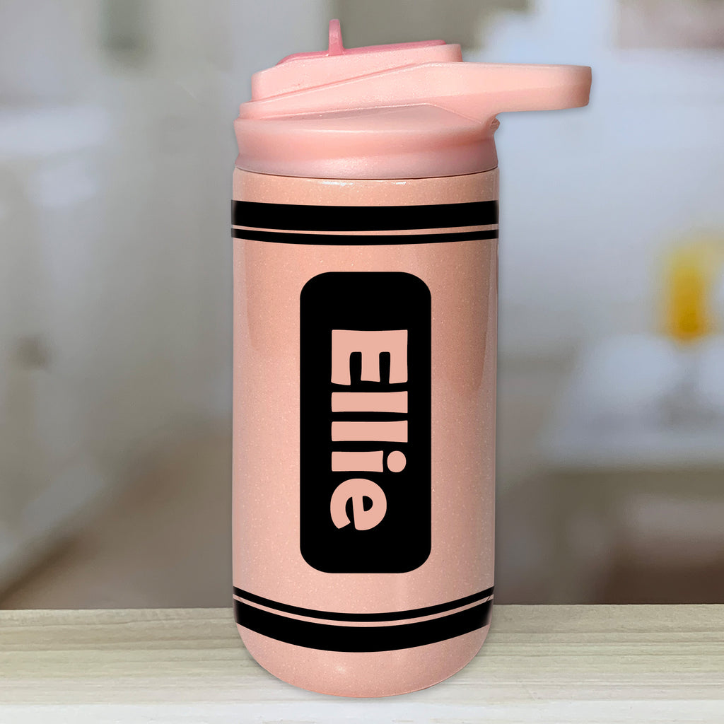 Personalized Kids Water Bottle Tumblers with Laser Engraved Name -  LemonsAreBlue