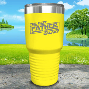 The Best Father In The Galaxy Engraved Tumbler
