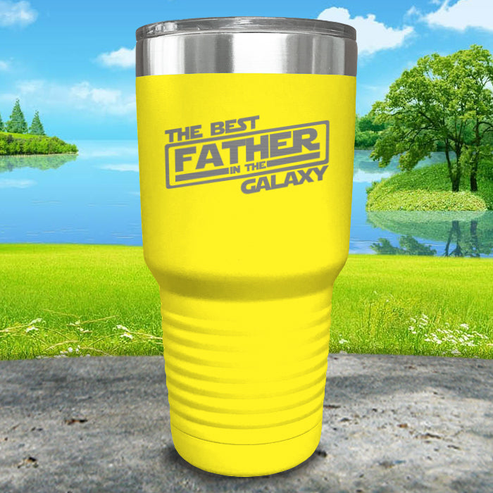 The Best Father In The Galaxy Engraved Tumbler