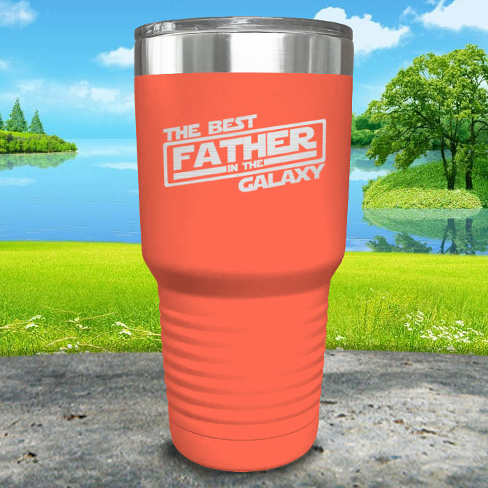 The Best Father In The Galaxy Engraved Tumbler