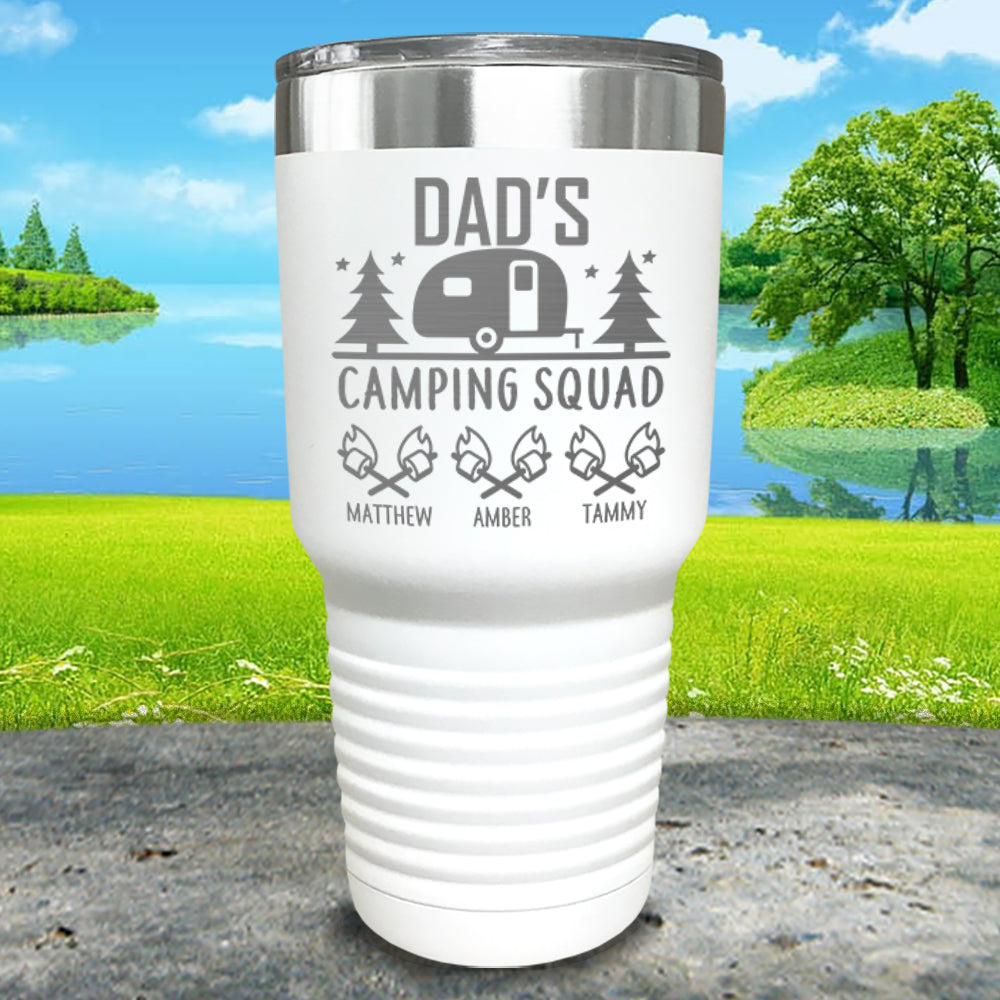 Outdoor Squad Personalized Slim Seltzer Koozie, Engraved Camping