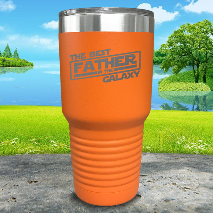 The Best Father In The Galaxy Engraved Tumbler