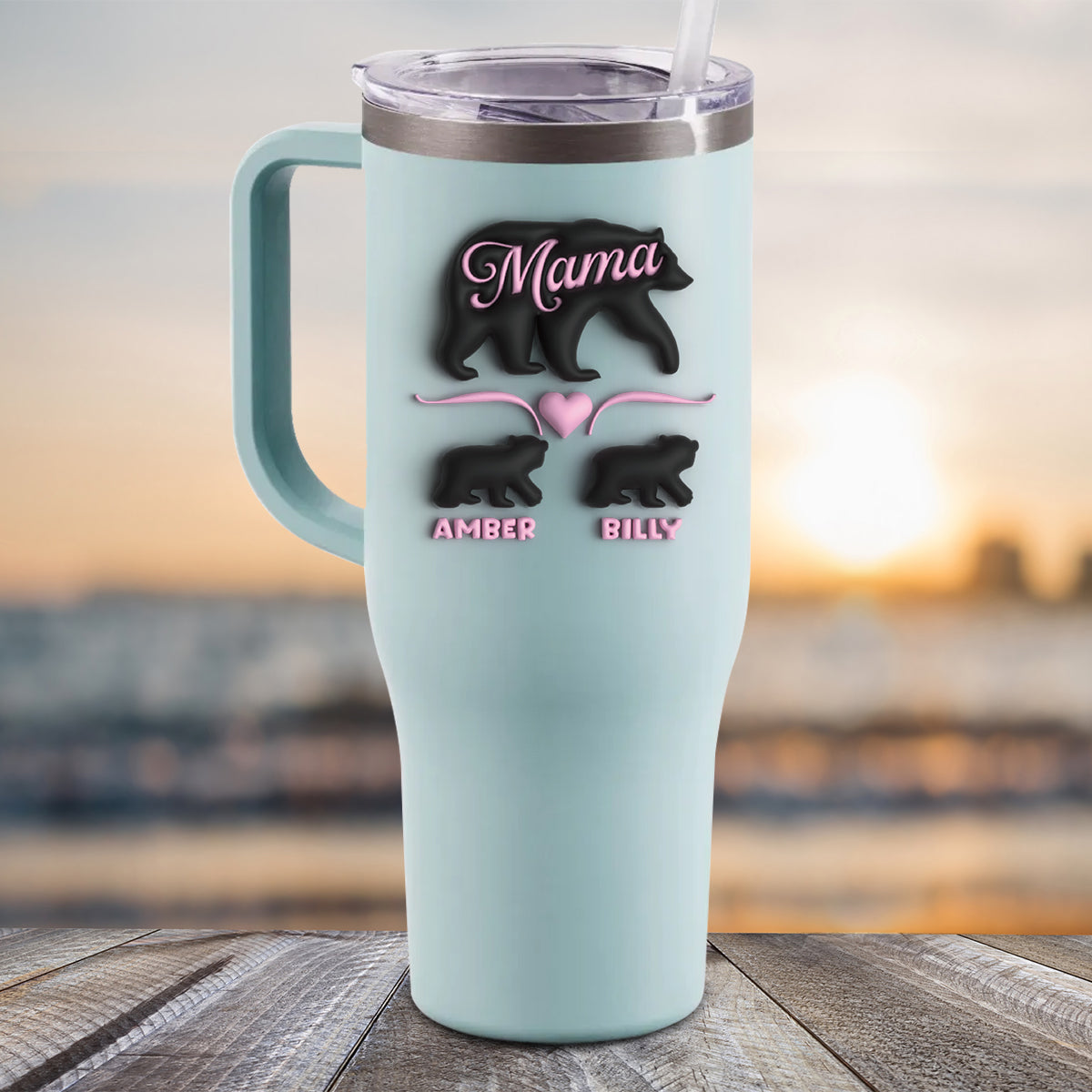 Father's Day Bear Plush & Papa Bear Ceramic Mug Gift Set - Way to