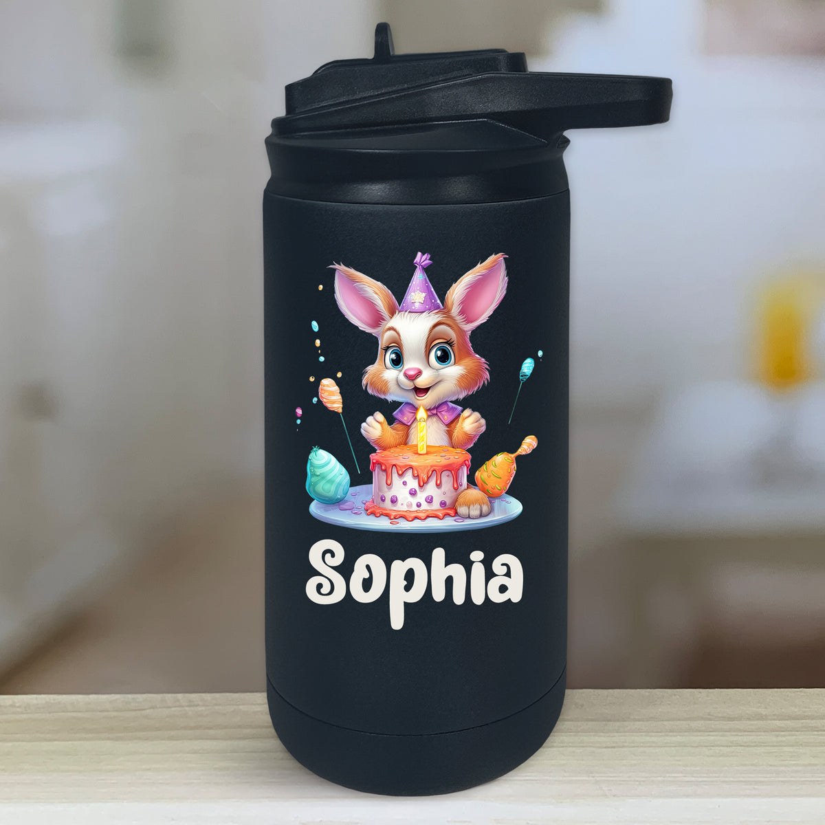 Personalized Birthday Cup for Children Birthday Water Bottle 