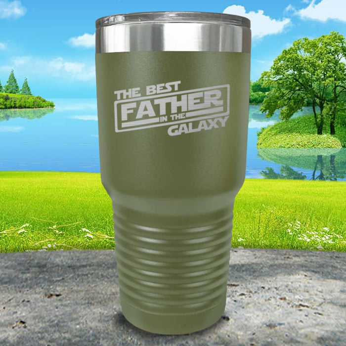 The Best Father In The Galaxy Engraved Tumbler