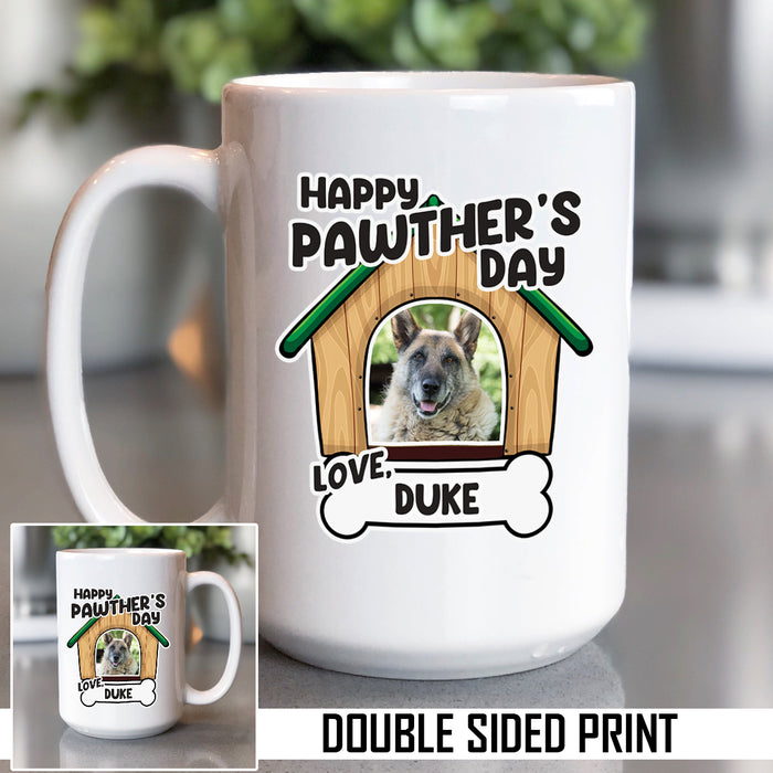 Happy Pawther's Day Personalized Double Sided Print Mug