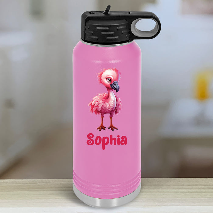 Baby Birds Personalized With Name Kids Water Bottle Tumblers