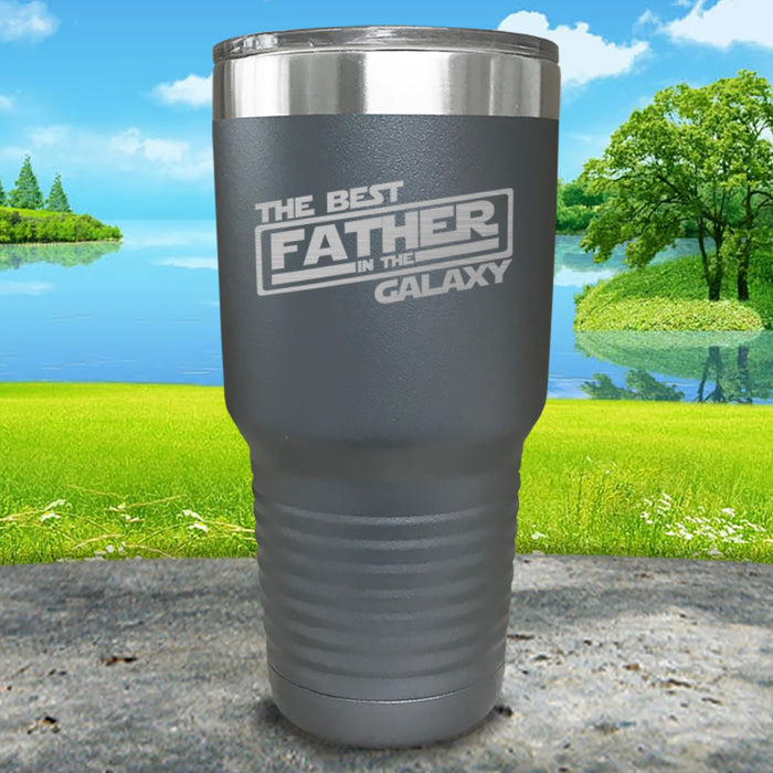 The Best Father In The Galaxy Engraved Tumbler