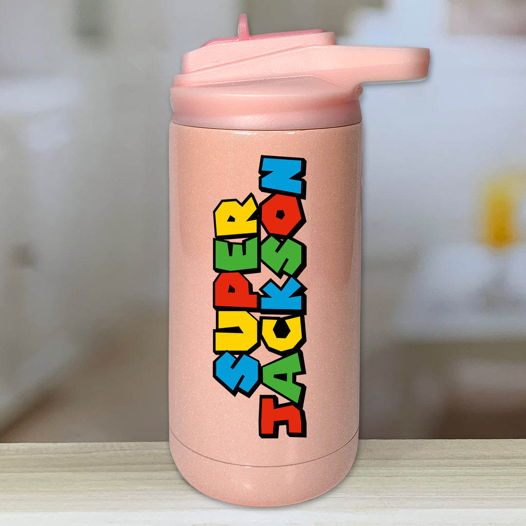 Outer Space Personalized With Name Kids Water Bottle Tumblers -  LemonsAreBlue