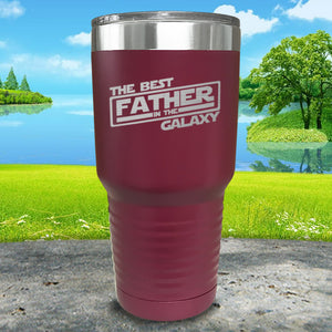 The Best Father In The Galaxy Engraved Tumbler