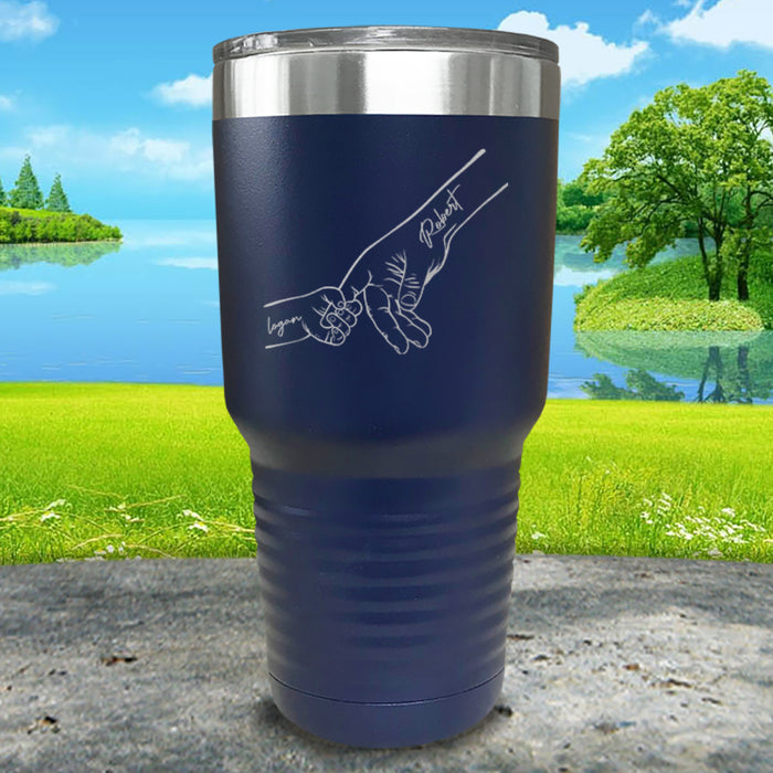 Father And Child Personalized Engraved Tumbler