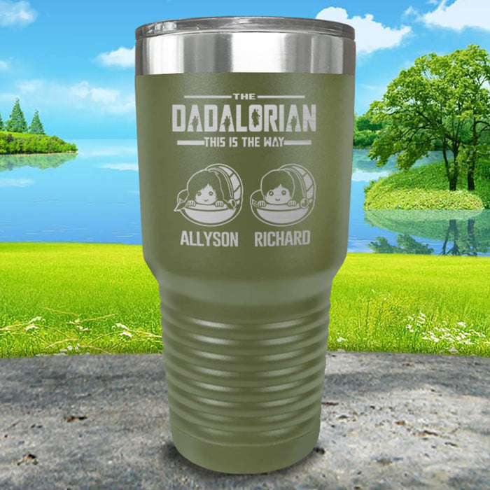 The Dadalorian (CUSTOM) With Child's Name Engraved Tumbler