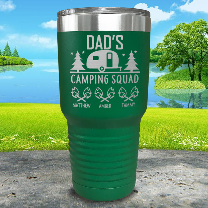 Camping Squad Customized Tumblers with Kids Names