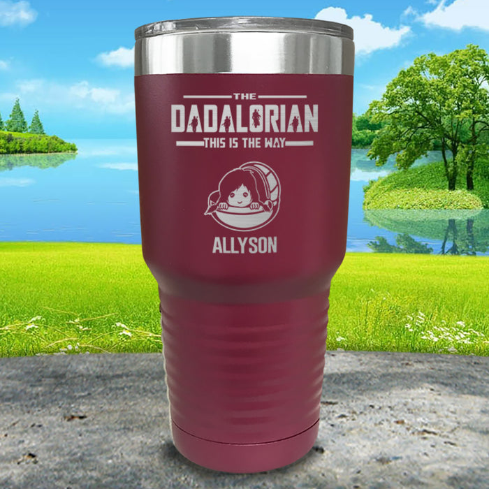 The Dadalorian (CUSTOM) With Child's Name Engraved Tumbler