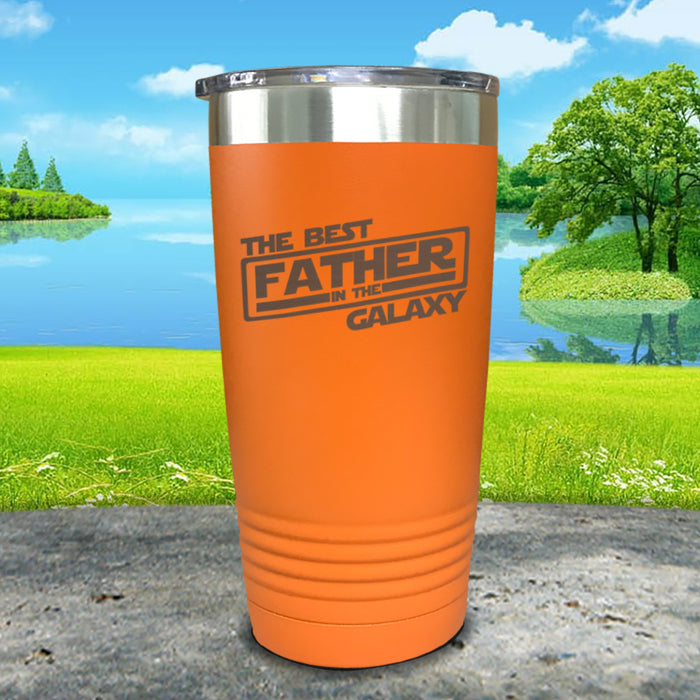 The Best Father In The Galaxy Engraved Tumbler