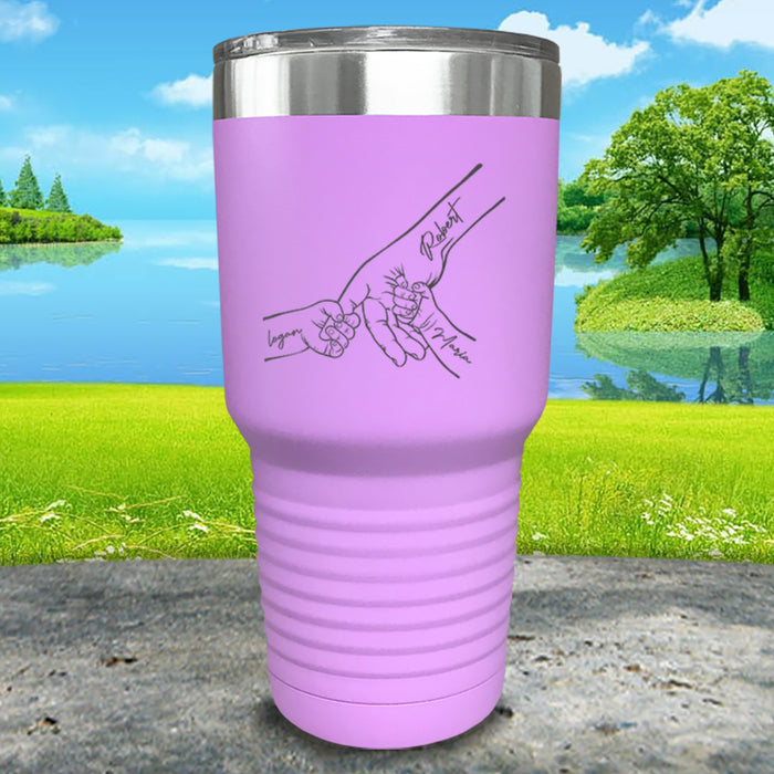 Father And Child Personalized Engraved Tumbler