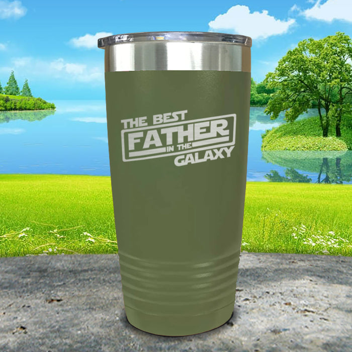 The Best Father In The Galaxy Engraved Tumbler