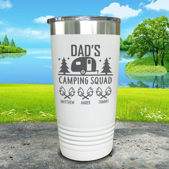 Camping Squad Customized Tumblers with Kids Names