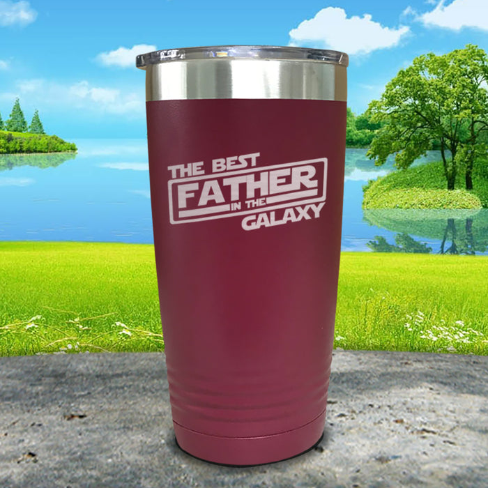 The Best Father In The Galaxy Engraved Tumbler