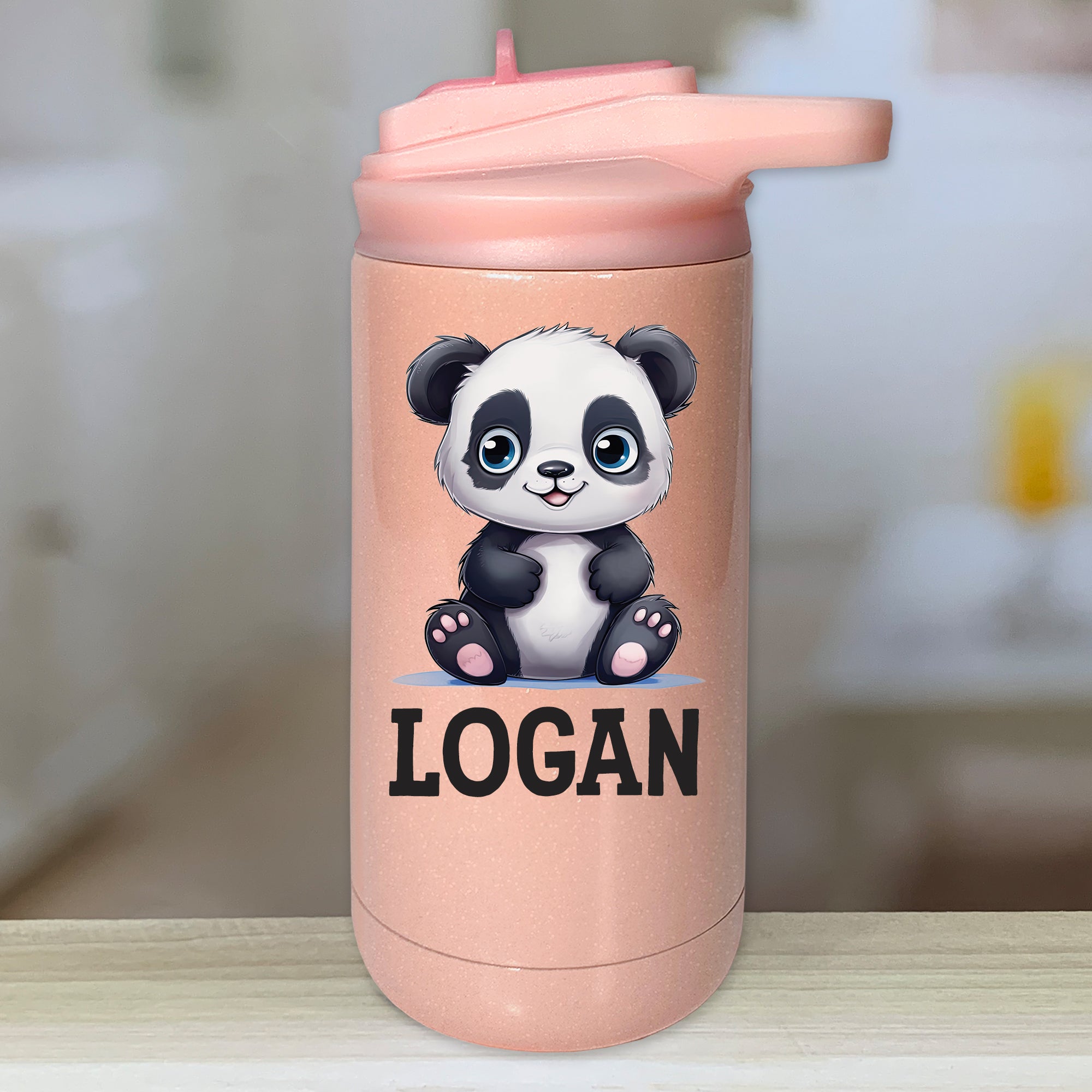 Baby Animals Personalized With Name Kids Water Bottle Tumblers