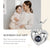 Custom Photo Projection Heart Baby Feet Necklace