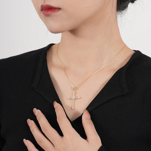 Premium Quality 925 Sterling Silver Cross Necklace