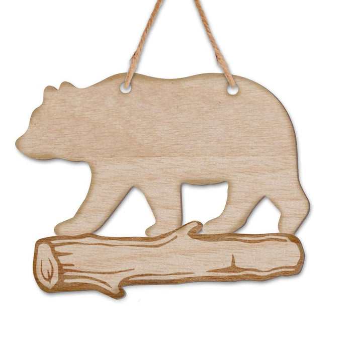 Mama Bear Custom Laser Cut Wooden Christmas Ornament for Mom