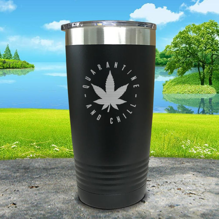 Quarantine And Chill Engraved Tumbler