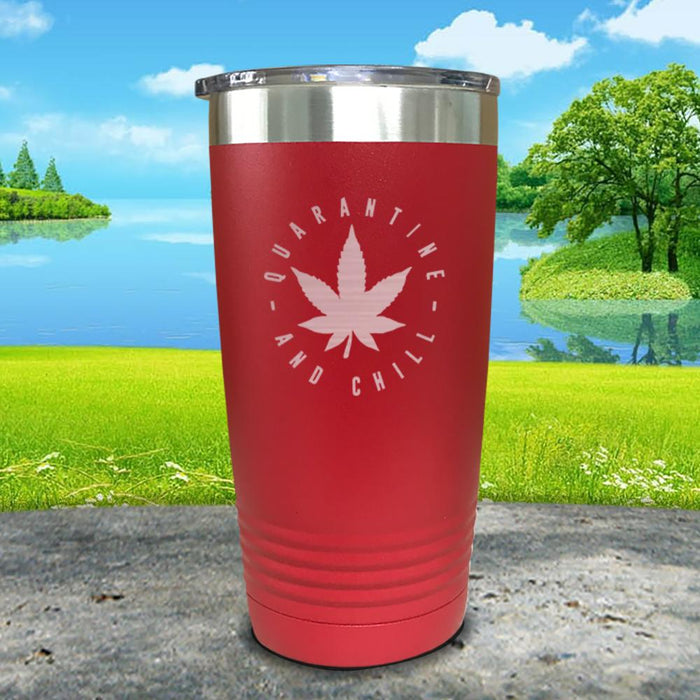 Quarantine And Chill Engraved Tumbler