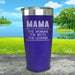 Mama The Woman Myth Legend Engraved Tumbler Tumbler ZLAZER 20oz Tumbler Royal Purple 