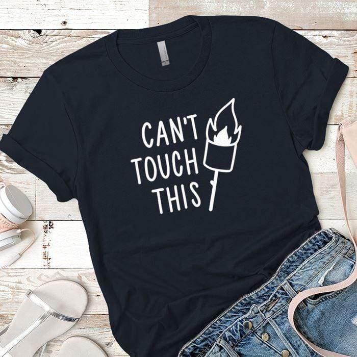 Cant Touch This Premium Tees T-Shirts CustomCat Midnight Navy X-Small 