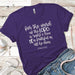 He Is Faithful Premium Tees T-Shirts CustomCat Purple Rush/ X-Small 