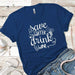 Save Water Drink Wine Premium Tees T-Shirts CustomCat Royal X-Small 