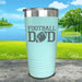 Football Dad Engraved Tumbler Tumbler ZLAZER 20oz Tumbler Mint 