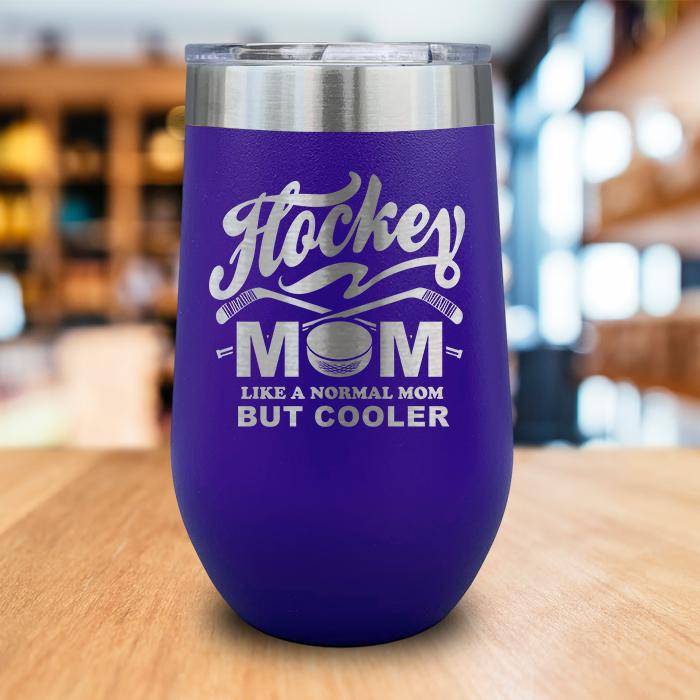 Hockey Mom Engraved Wine Tumbler