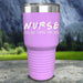 Nurse I'll Be There For You Color Printed Tumblers Tumbler ZLAZER 30oz Tumbler Lavender 