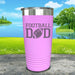 Football Dad Engraved Tumbler Tumbler ZLAZER 20oz Tumbler Lavender 