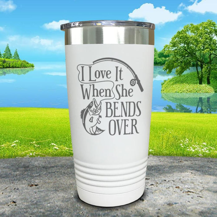 Bends Over Engraved Tumbler